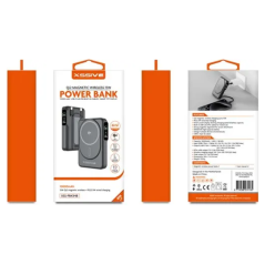 Powerbank Sans Fil Magnétique Qi2 avec Câble 10000mAh Xssive XSS-PB43NB – Noir — Accessoire · Smarty Paris 18e